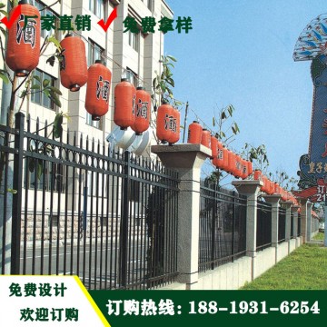 珠海小區(qū)熱鍍鋅方管護欄 鋅鋼柵欄廠