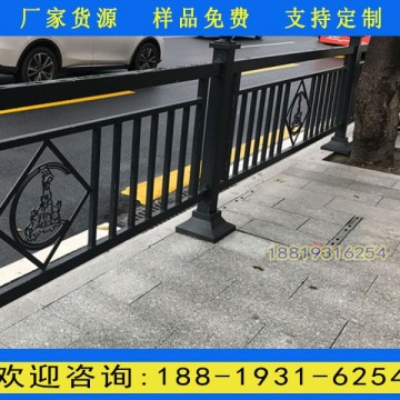 廣州鋼板雕刻道路護(hù)欄 人行道隔離護(hù)